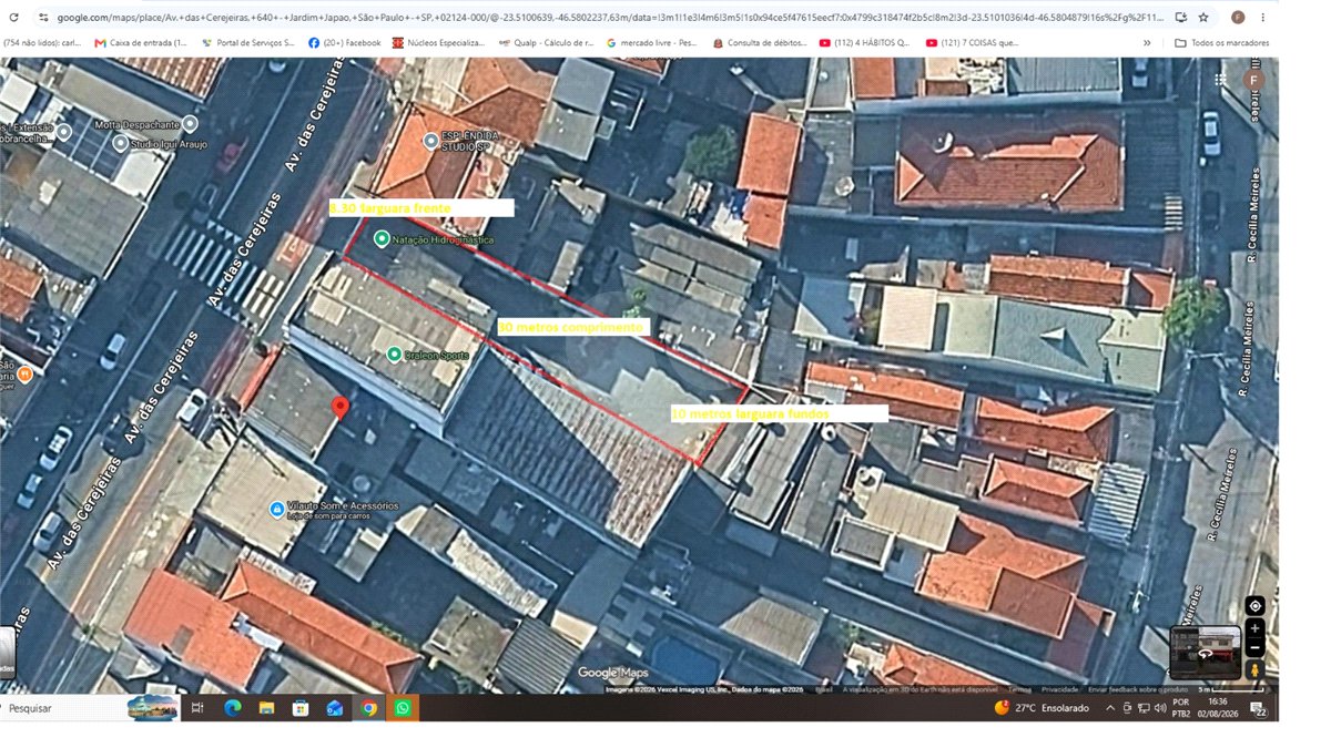 Terreno à venda em Vila Maria, São Paulo, SP