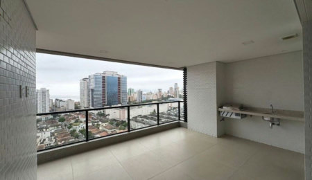 Apartamento com 3 dormitórios à venda, 120 m² por R$ 1.461.400,00 - Aparecida - Santos/SP