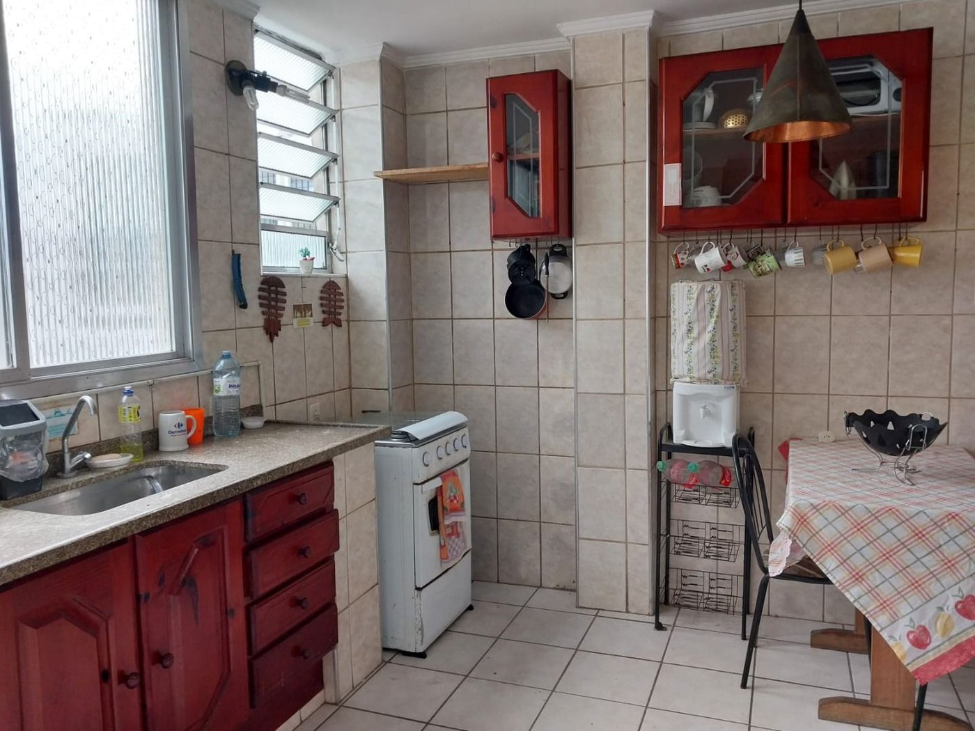 Apartamento com 2 dormitórios para alugar, 60 m² por R$ 3.690,00/mês - Gonzaga - Santos/SP
