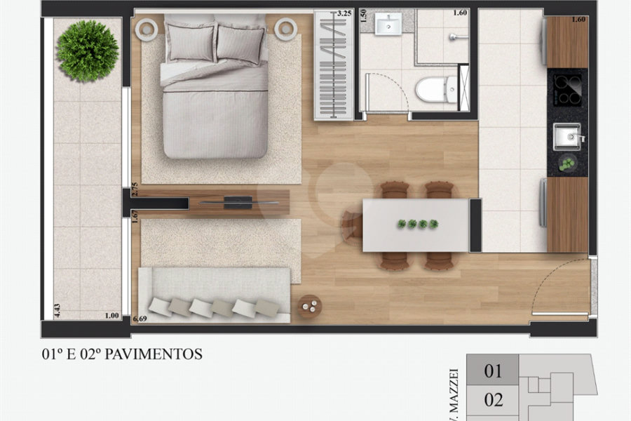 Apartamento à venda com 1 quarto em Tucuruvi, São Paulo, SP