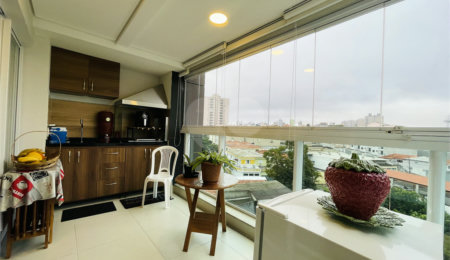 Apartamento à venda com 2 suítes em Vila Scarpelli, Santo André, SP
