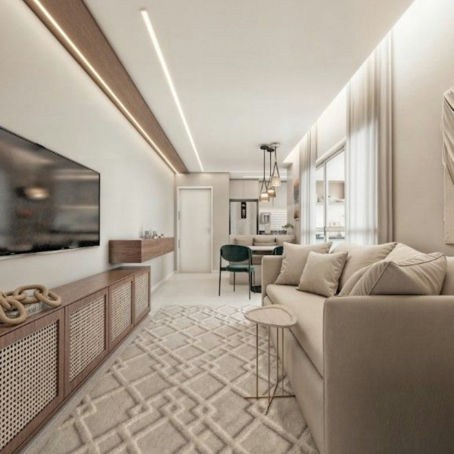 Apartamento com 1 dormitório à venda, 49 m² por R$ 584.000,00 - Aparecida - Santos/SP