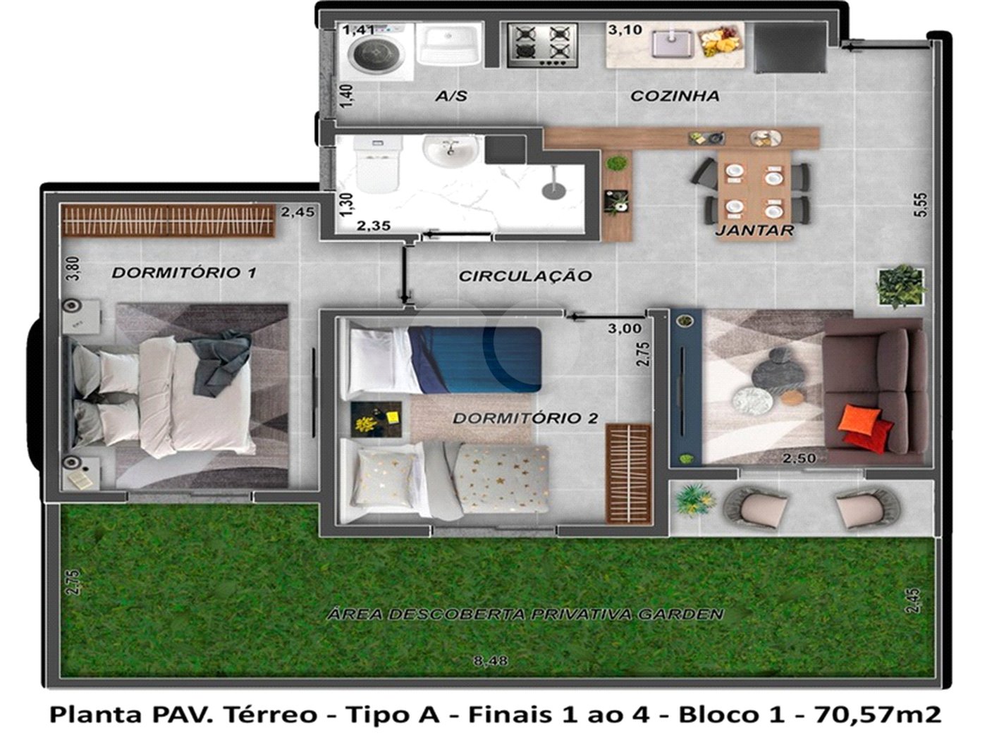 Apartamento à venda com 2 quartos em Vila Haro, Sorocaba, SP