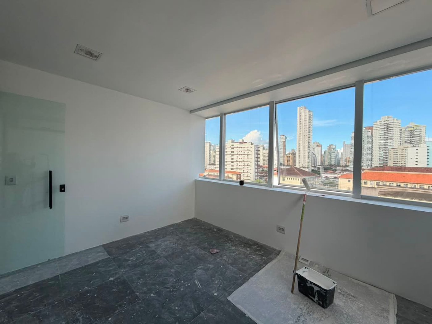 Sala comercial para locação, 127 m² - Gonzaga - Santos/SP