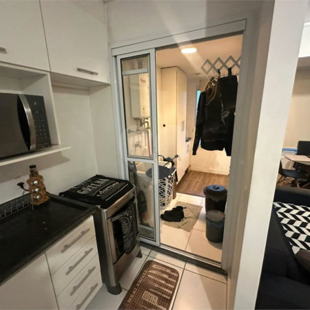 Apartamento à venda Bela Vista, 38m², andar alto, 1 dormitório, 1 vaga, lazer, porteira fechada