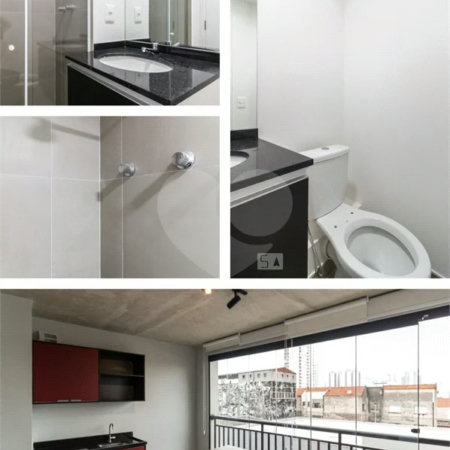 Studio moderno e aconchegante de 29,65m² no Bom Retiro.