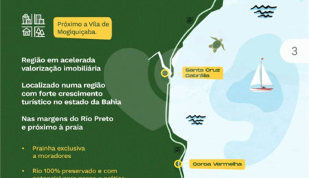 Terreno à venda em Mogiquiçaba, Belmonte, BA