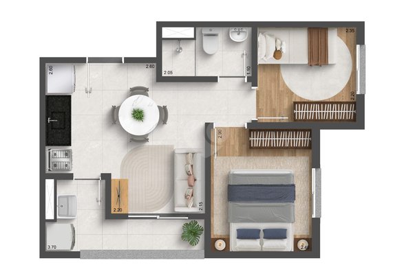 Apartamento 36m² 5