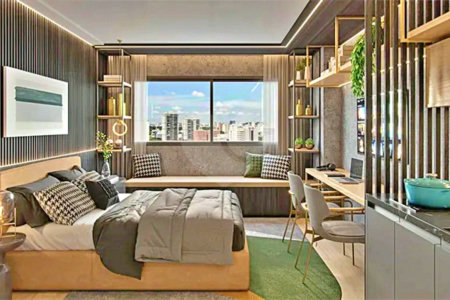 Studio à venda com 1 quarto em Santo Amaro, São Paulo, SP