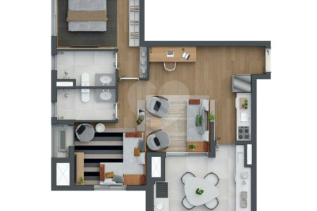 Apartamento à venda com 3 quartos, sendo 1 suíte,  em Vila Cordeiro, São Paulo, SP