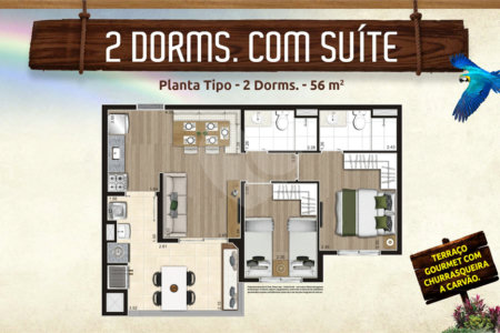 Apartamento à venda com 2 quartos, sendo 1 suíte, em Vila Maria, São Paulo, SP