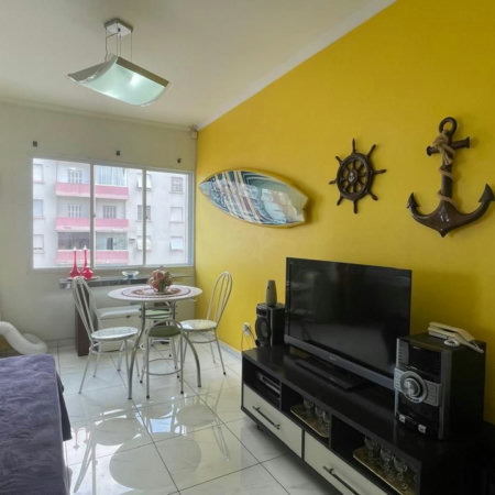 Apartamento com 1 dormitório à venda, 37 m² por R$ 390.000,00 - Boqueirão - Santos/SP