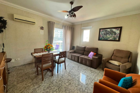Apartamento com 2 dormitórios à venda, 83 m² por R$ 1.260.000,00 - Aparecida - Santos/SP