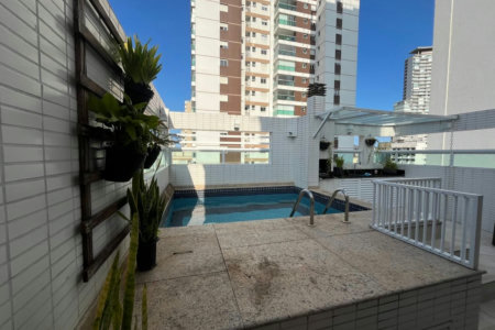Cobertura com 2 dormitórios à venda, 175 m² por R$ 1.490.000,00 - Pompéia - Santos/SP