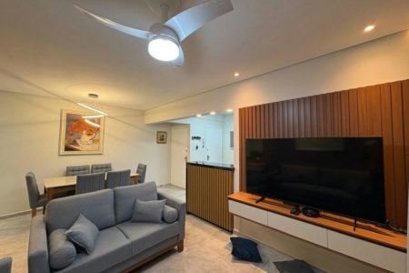 Apartamento com 2 dormitórios à venda, 96 m² por R$ 1.065.000,00 - Aparecida - Santos/SP