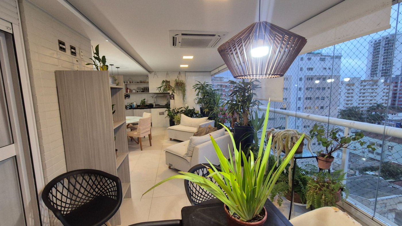 Apartamento com 3 dormitórios à venda, 167 m² por R$ 2.600.000,00 - Boqueirão - Santos/SP