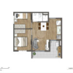 Apartamento à venda com 2 quartos, sendo 1 suíte, em Campo Grande, São Paulo, SP