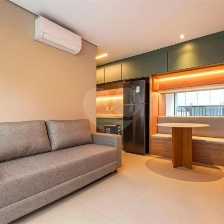 Apartamento à venda ou para alugar com 1 quarto em Pinheiros, São Paulo, SP