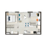Apartamento à venda com 2 quartos, sendo 1 suíte,  em Parada Inglesa, São Paulo, SP
