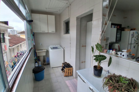 Apartamento com 3 dormitórios à venda - Embaré - Santos/SP