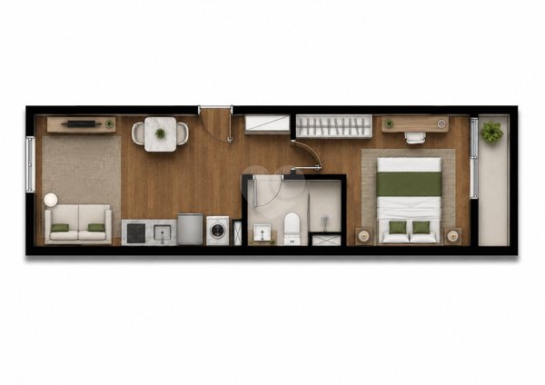 Apartamento 37m² 11