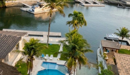 Casa com 5 dormitórios à venda, 900 m² por R$ 15.200.000,00 - Cidade Jardim Tom - Guarujá/SP