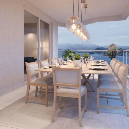 Apartamento com 3 dormitórios à venda, 227 m² por R$ 5.320.000,00 - Ponta da Praia - Santos/SP