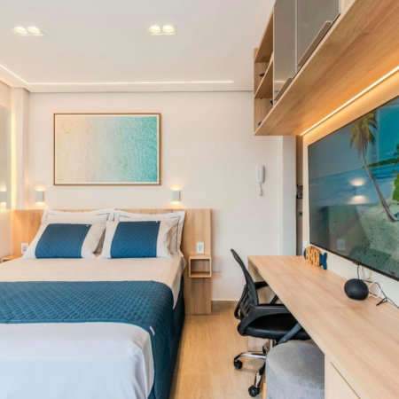 Apartamento com 1 dormitório à venda, 31 m² por R$ 550.000,00 - Boqueirão - Santos/SP