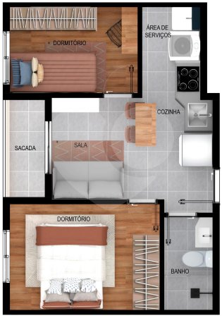 Apartamento 33m² 1