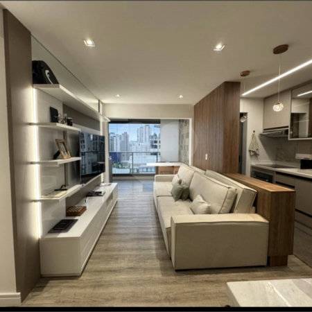Apartamento para alugar com 2 quartos, sendo 1 suíte,  em Indianópolis, São Paulo, SP