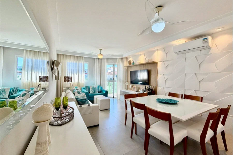 Apartamento à venda com 3 quartos, sendo 1 suíte, em Riviera de São Lourenço, Bertioga, SP