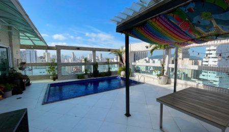 Cobertura com 3 dormitórios à venda, 320 m² por R$ 3.100.000,00 - Gonzaga - Santos/SP