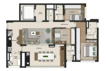 Apartamento à venda com 3 suítes em Vila Independência, São Paulo, SP