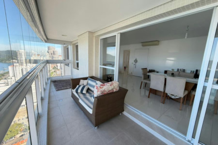 Apartamento com 3 dormitórios à venda, 189 m² por R$ 2.350.000,00 - Ponta da Praia - Santos/SP