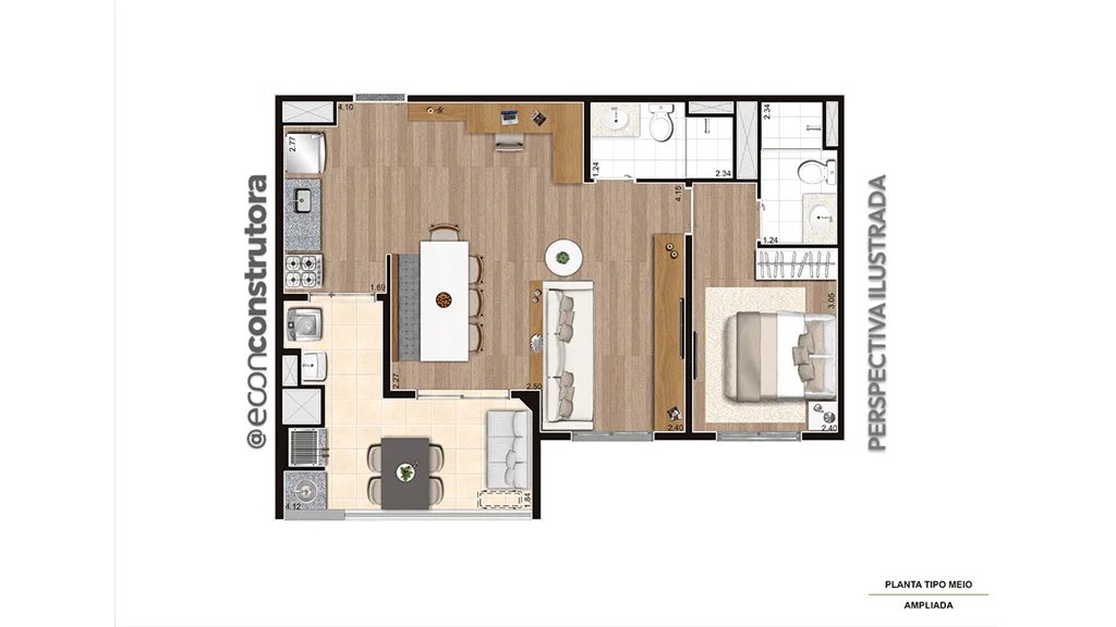 Apartamento à venda com 2 quartos, sendo 1 suíte,  em Jaguaré, São Paulo, SP