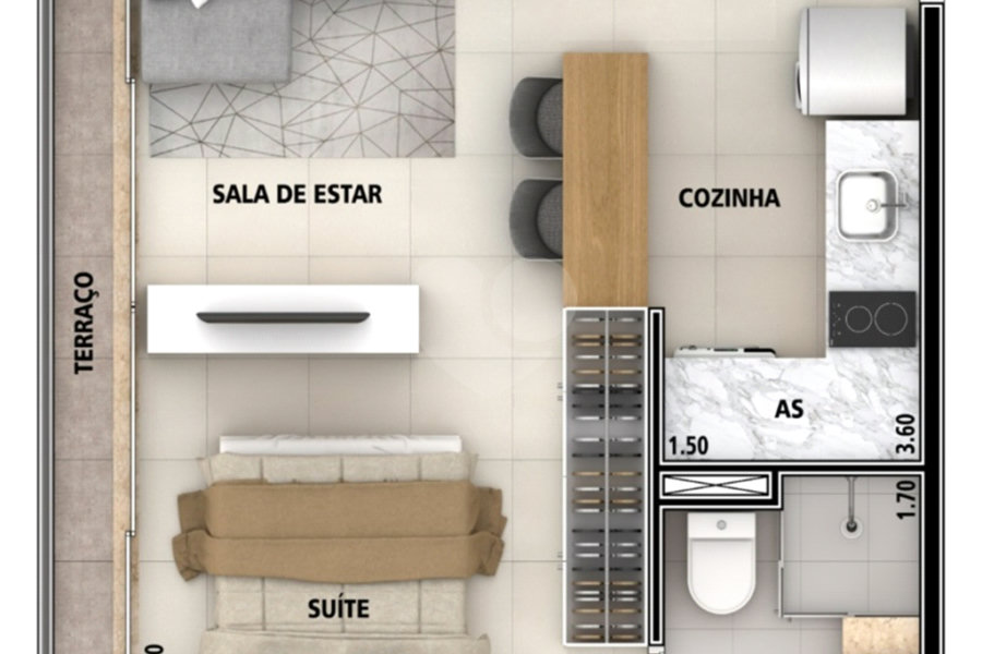 Studio à venda ou para alugar com 1 quarto em Jardim São Paulo(zona Norte), São Paulo, SP