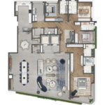 Apartamento à venda com 4 suítes em Indianópolis, São Paulo, SP