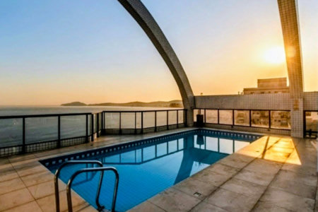 Flat com 1 dormitório à venda, 50 m² por R$ 645.000,00 - Boqueirão - Santos/SP