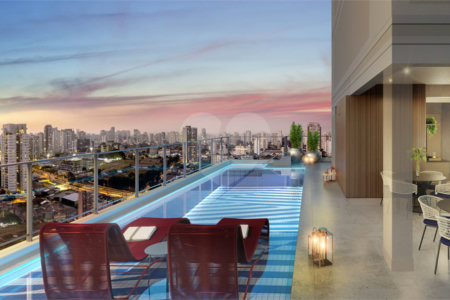 Apartamento à venda com 1 quarto em Santo Amaro, São Paulo, SP