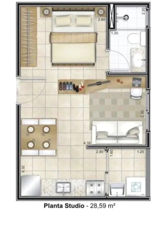 Apartamento à venda com 1 quarto em Parque Independência, São Paulo, SP