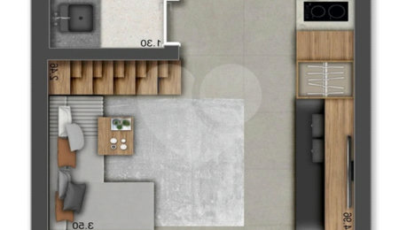 Studio à venda com 1 quarto em Jardim das Acácias, São Paulo, SP