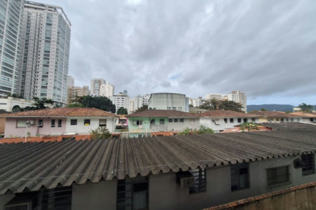 Apartamento com 1 dormitório à venda, 48 m² por R$ 372.000,00 - Aparecida - Santos/SP