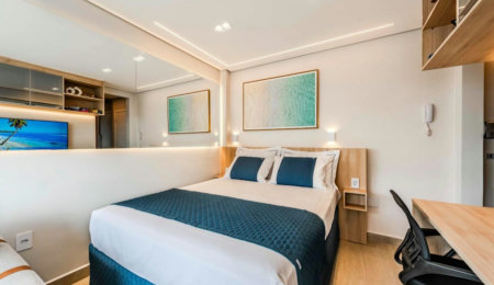 Apartamento com 1 dormitório à venda, 31 m² por R$ 550.000,00 - Boqueirão - Santos/SP