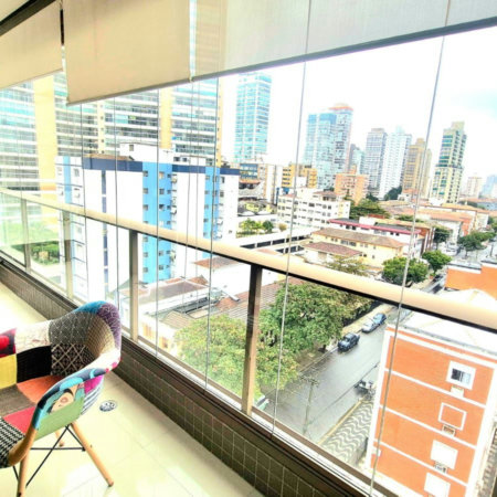 Apartamento com 3 dormitórios à venda, 210 m² por R$ 1.750.000,00 - Boqueirão - Santos/SP