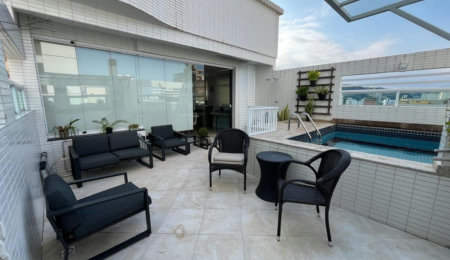 Cobertura com 2 dormitórios à venda, 175 m² por R$ 1.490.000,00 - Pompéia - Santos/SP