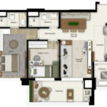 Apartamento à venda com 2 quartos, sendo 1 suíte, em Jardim das Acácias, São Paulo, SP