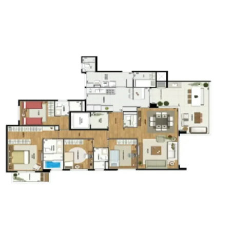 Apartamento à venda com 4 quartos, sendo 2 suítes, em Vila Suzana, São Paulo, SP
