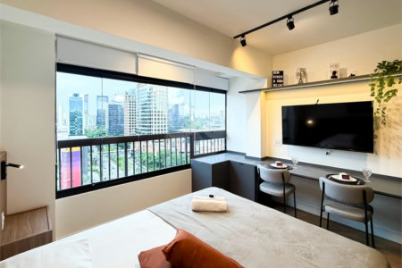 Studio para alugar com 1 quarto em Vila Cordeiro, São Paulo, SP