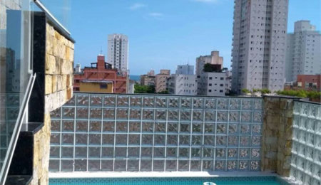 Cobertura com 4 dormitórios à venda, 279 m² por R$ 870.000,00 - Jardim Ana Maria - Guarujá/SP