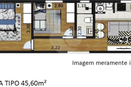 Apartamento à venda com 1 quarto em Santana, São Paulo, SP